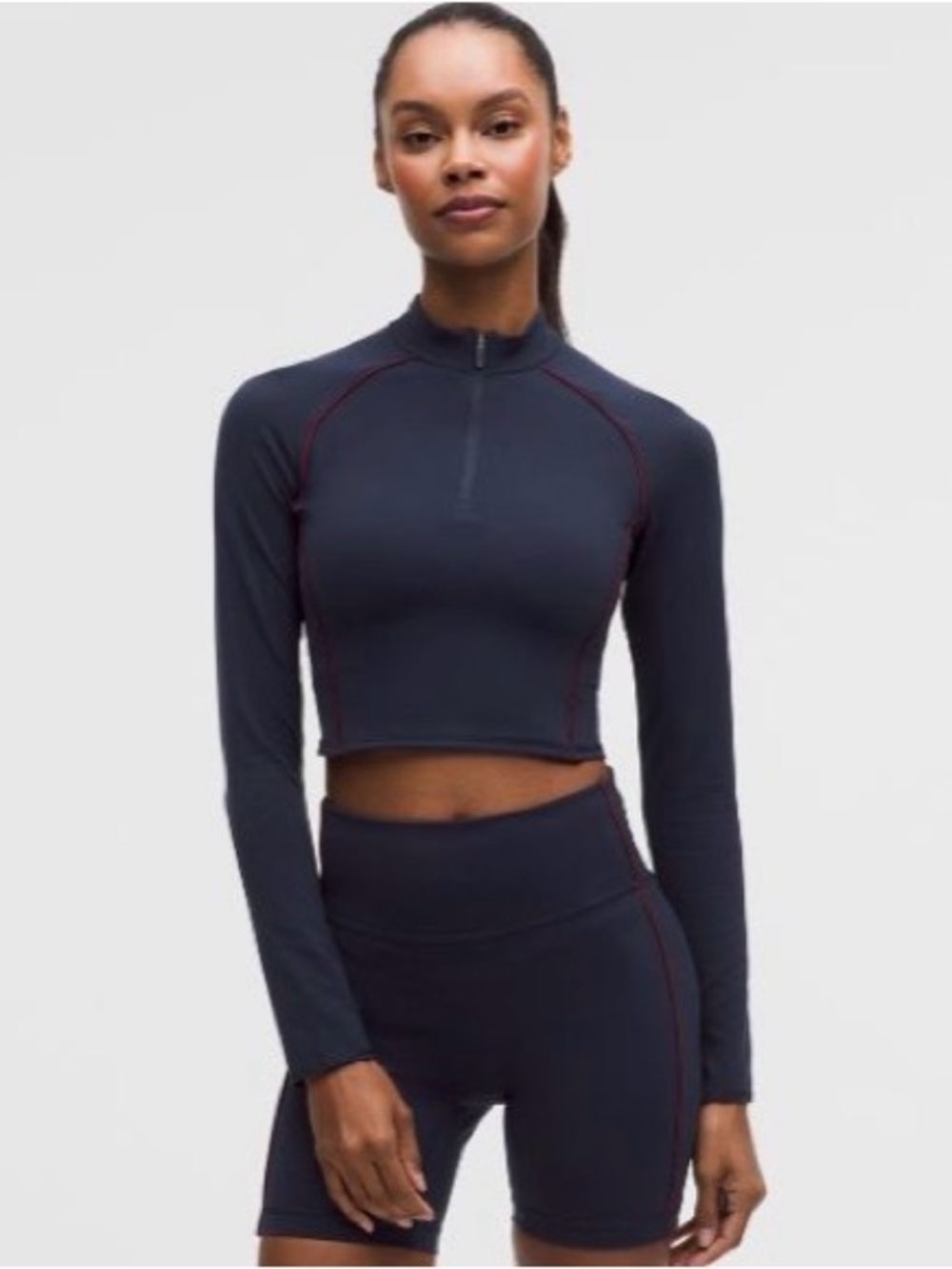 Lululemon Wunder Train Cropped Long Sleeve